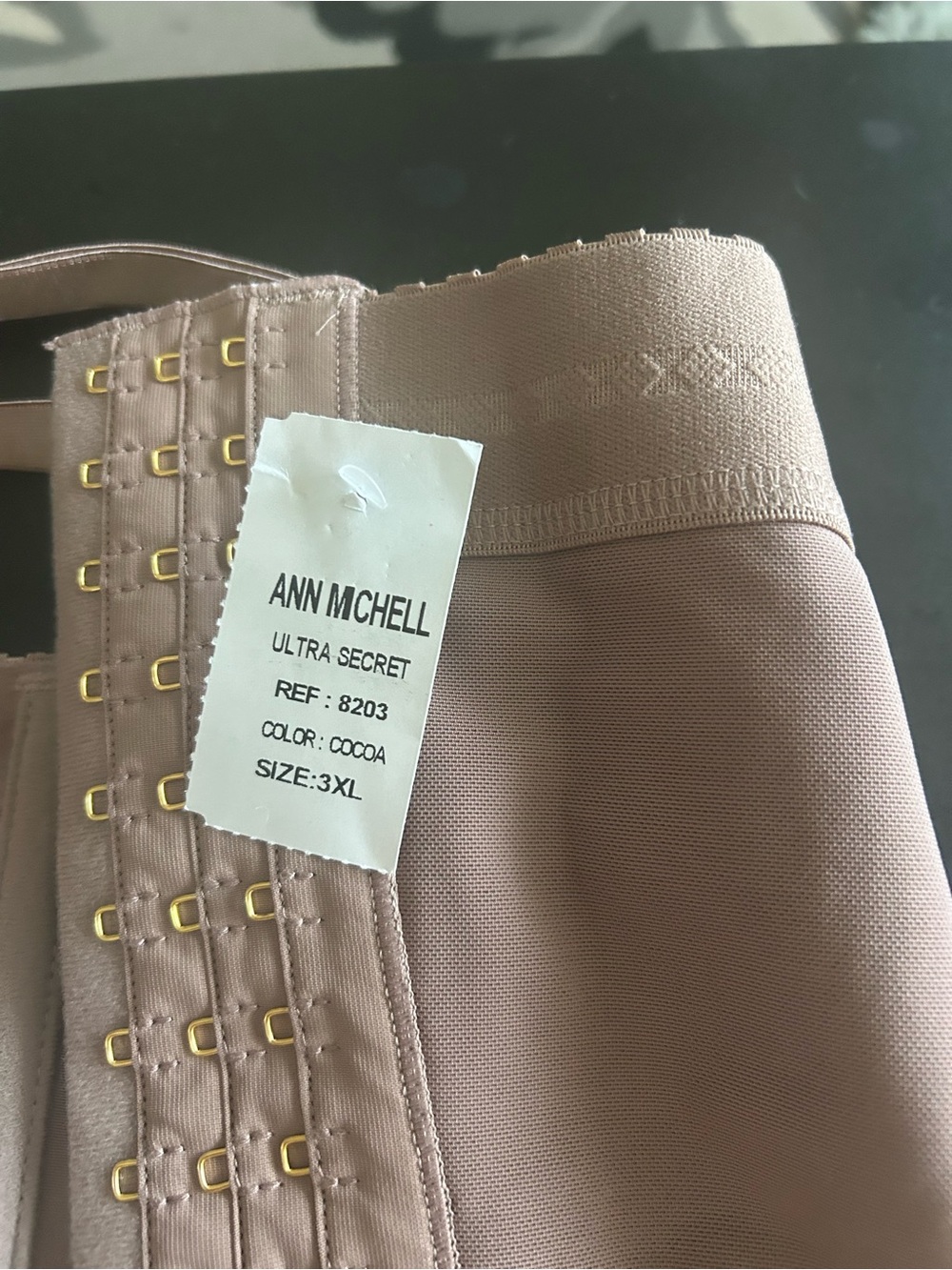 Ann Michell Nude Seamless Powernet Bodysuit Shapewear - Picture 5 of 7
